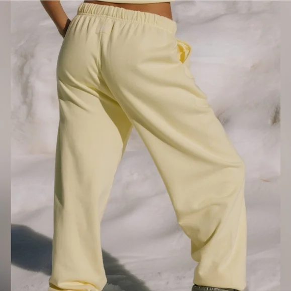 Daily Drills Monochrome Patch Lemonade Sweatpants Joggers XS/S - Picture 3 of 16